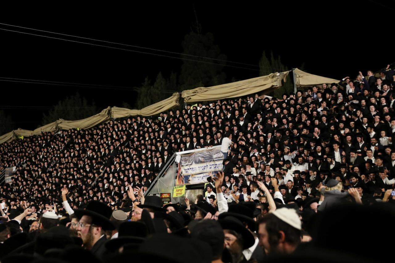 Avalancha mortal en Israel durante una festividad religiosa