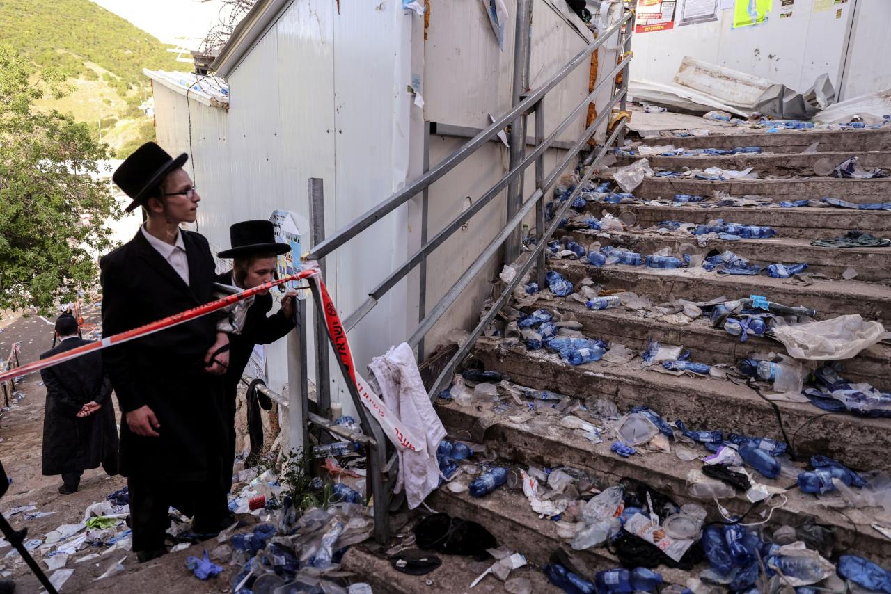Avalancha mortal en Israel durante una festividad religiosa