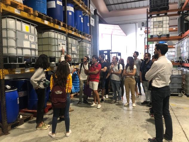 Visita de los alumnos del curso 2019-2020 a la empresa Ecoquímic Balear. SL