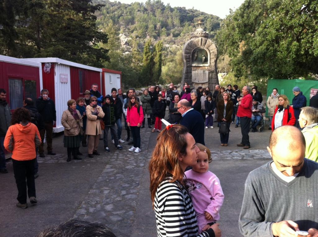 Incendio en el santuario de Lluc en Mallorca