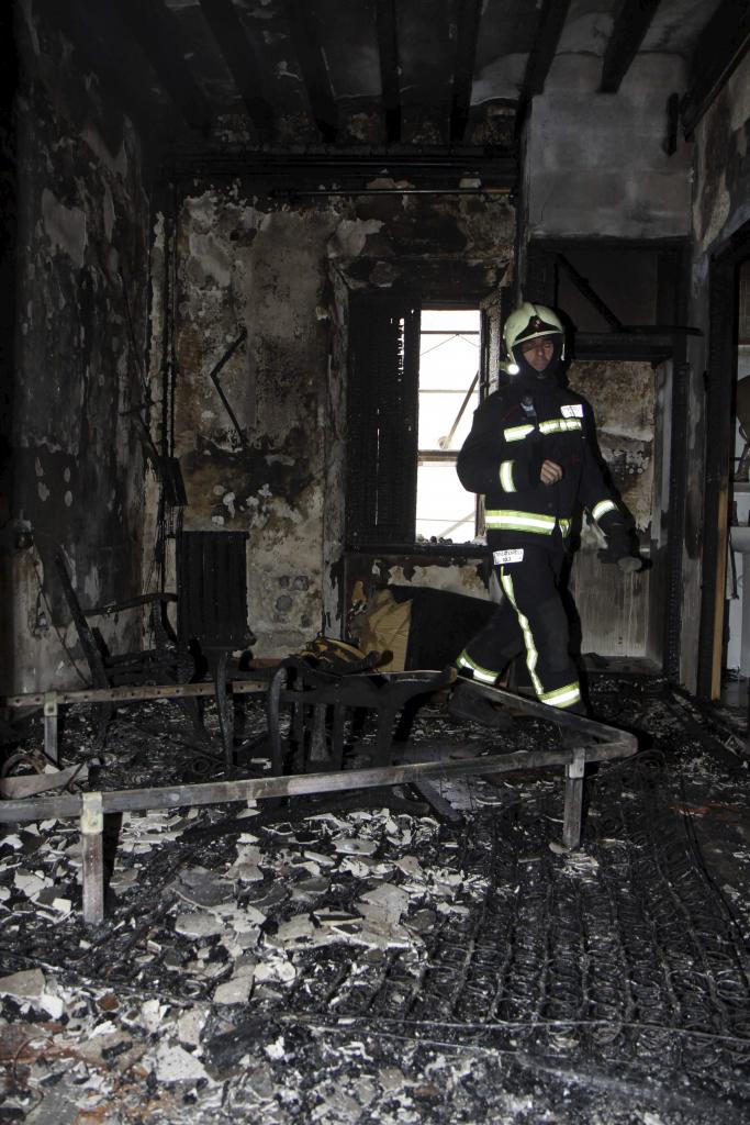 Incendio en el santuario de Lluc en Mallorca