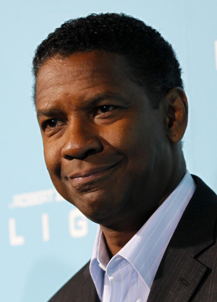 File photo of actor Denzel Washington at the premiere of "Flight" at the ArcLight Cinerama Dome in Los Angeles
