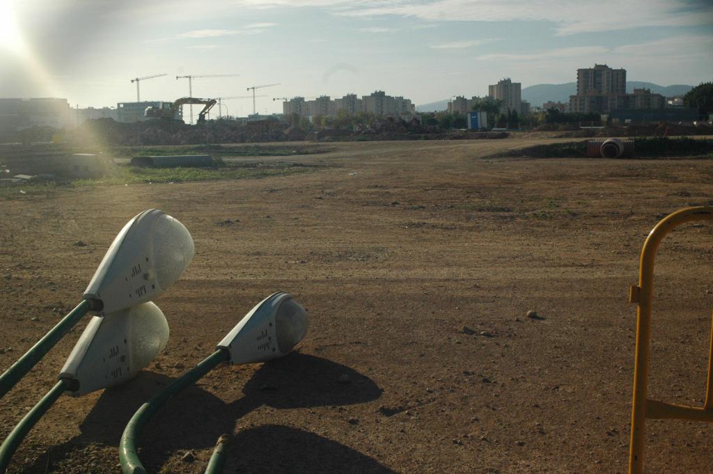 Obras en el polígono de Levante