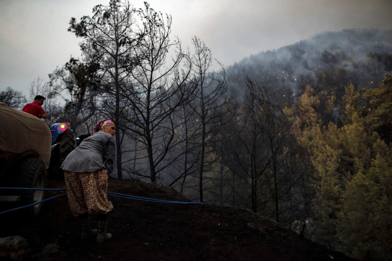 Wildfires in southern Turkey