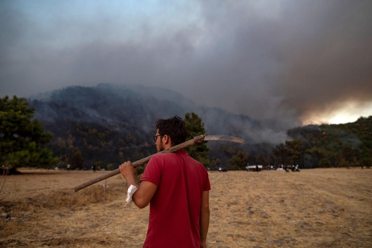 Wildfires in southern Turkey