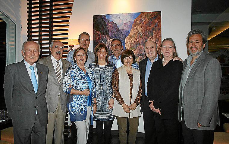 Homenaje a Pedro Pourtau y su esposa