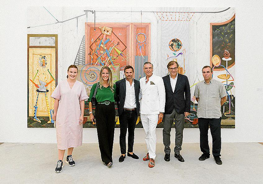 Esteban Mercer, entre amigos