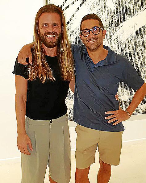 Esteban Mercer, entre amigos