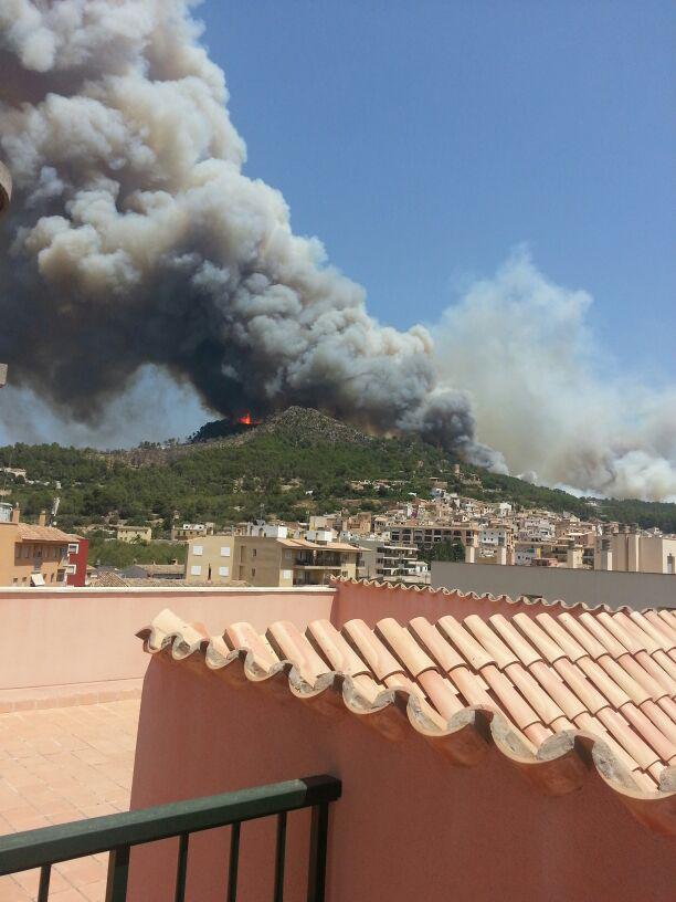 Incendio Forestal en Sa Coma Calenta de Andratx