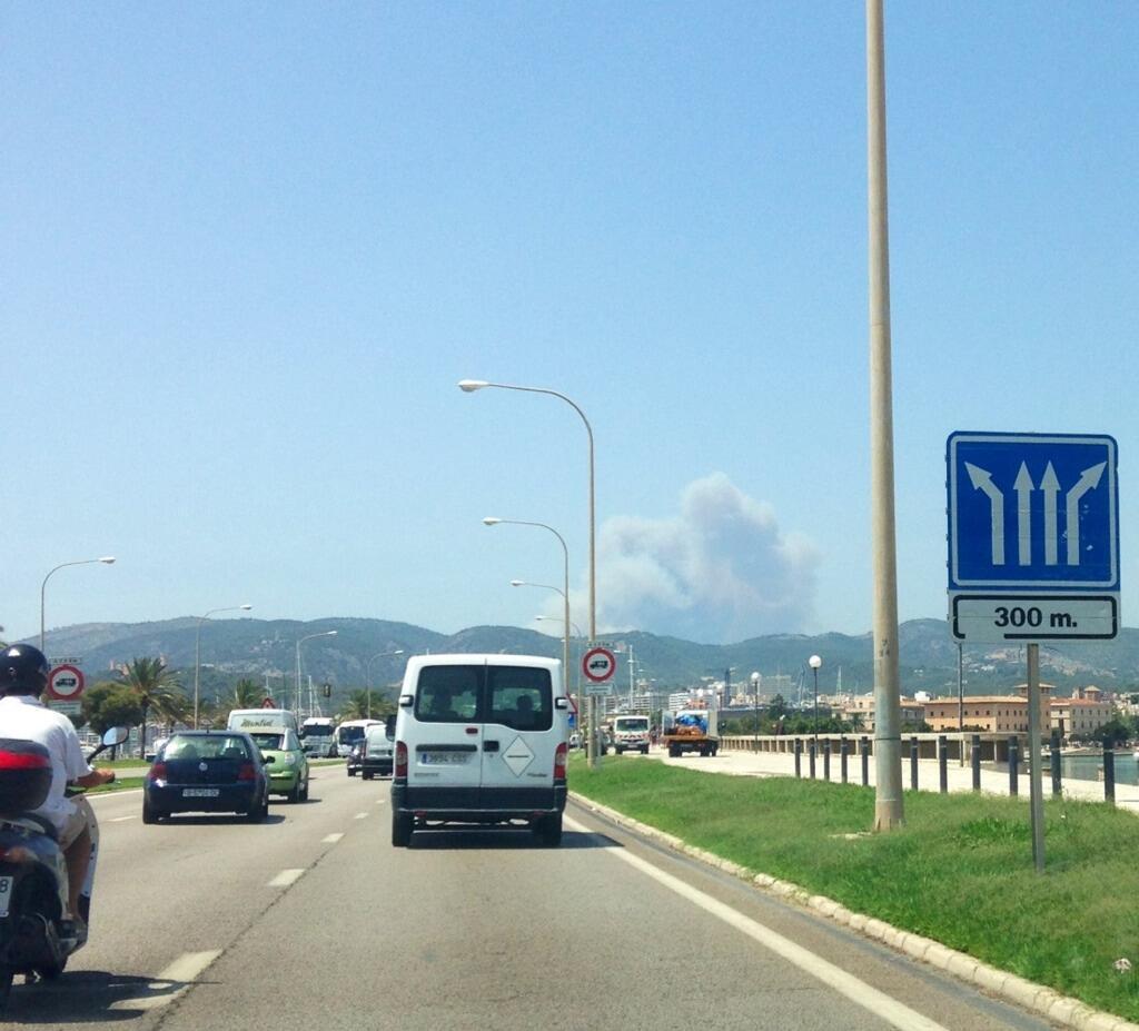 Incendio en Andratx