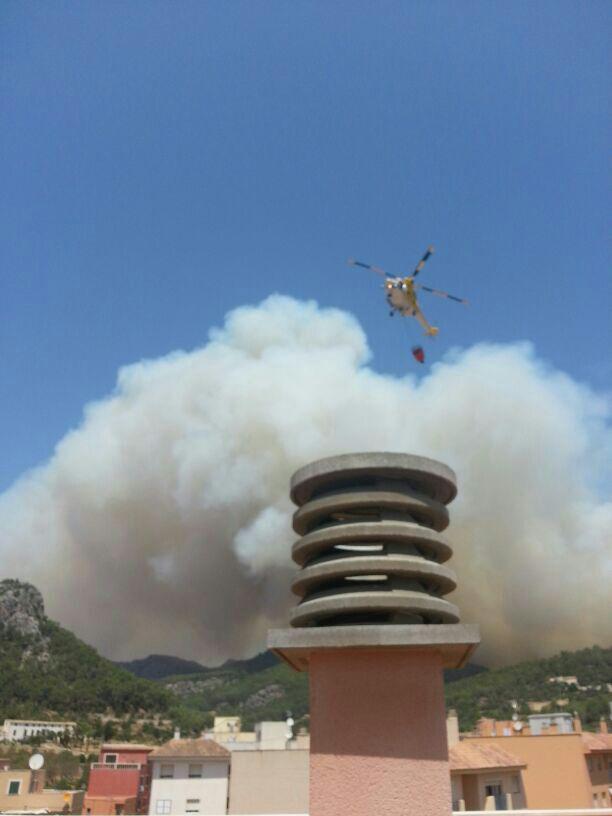 Incendio en Andratx