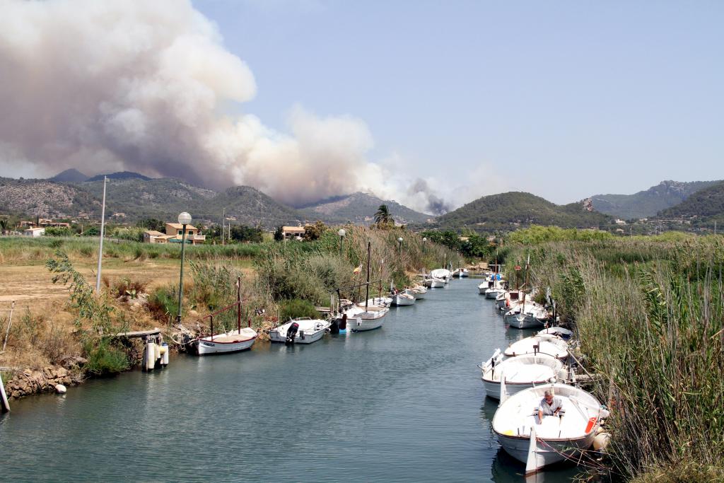 Incendio Forestal en Sa Coma Calenta de Andratx