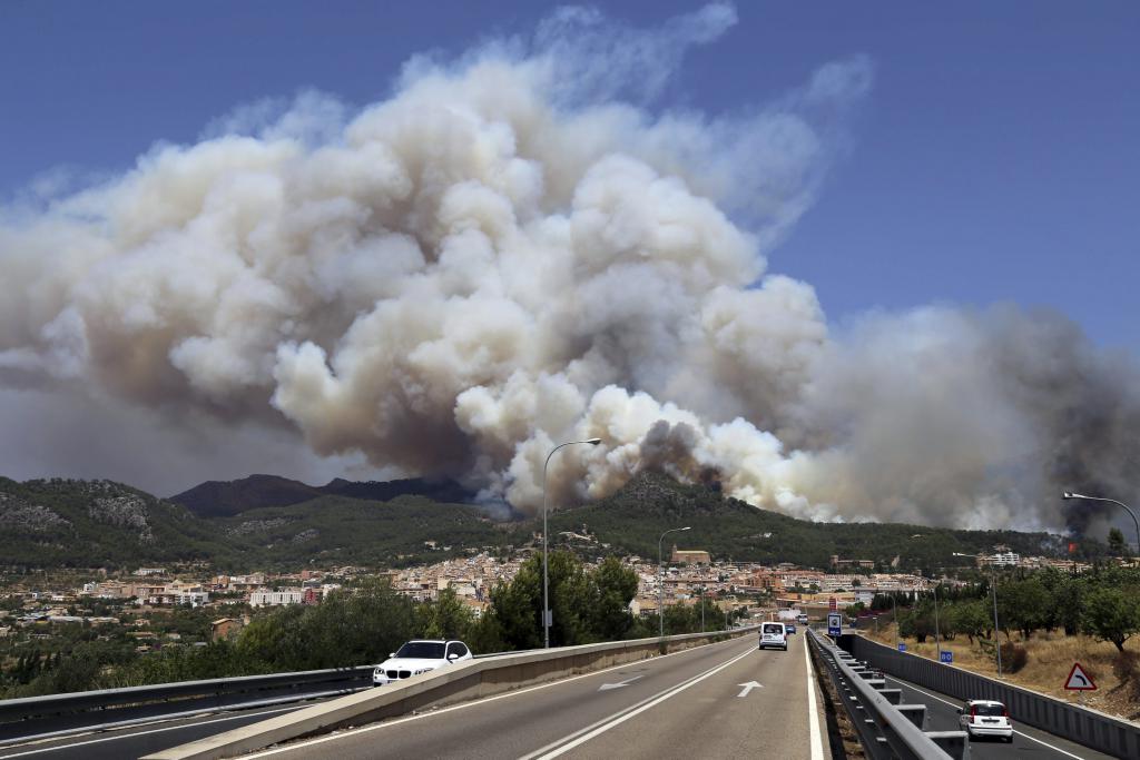 Incendio Forestal en Sa Coma Calenta de Andratx