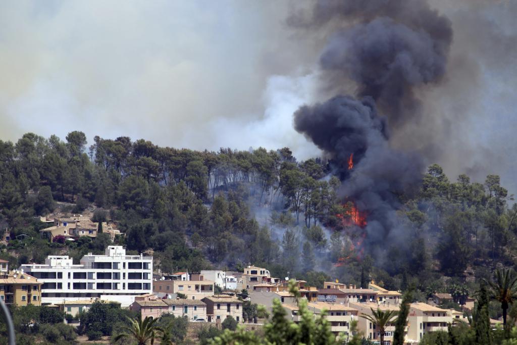 Incendio Forestal en Sa Coma Calenta de Andratx