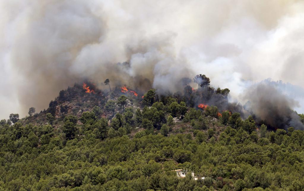 Incendio Forestal en Sa Coma Calenta de Andratx