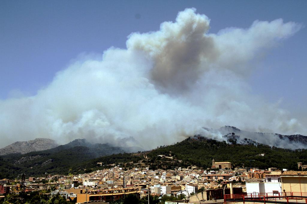 Incendio Forestal en Sa Coma Calenta de Andratx