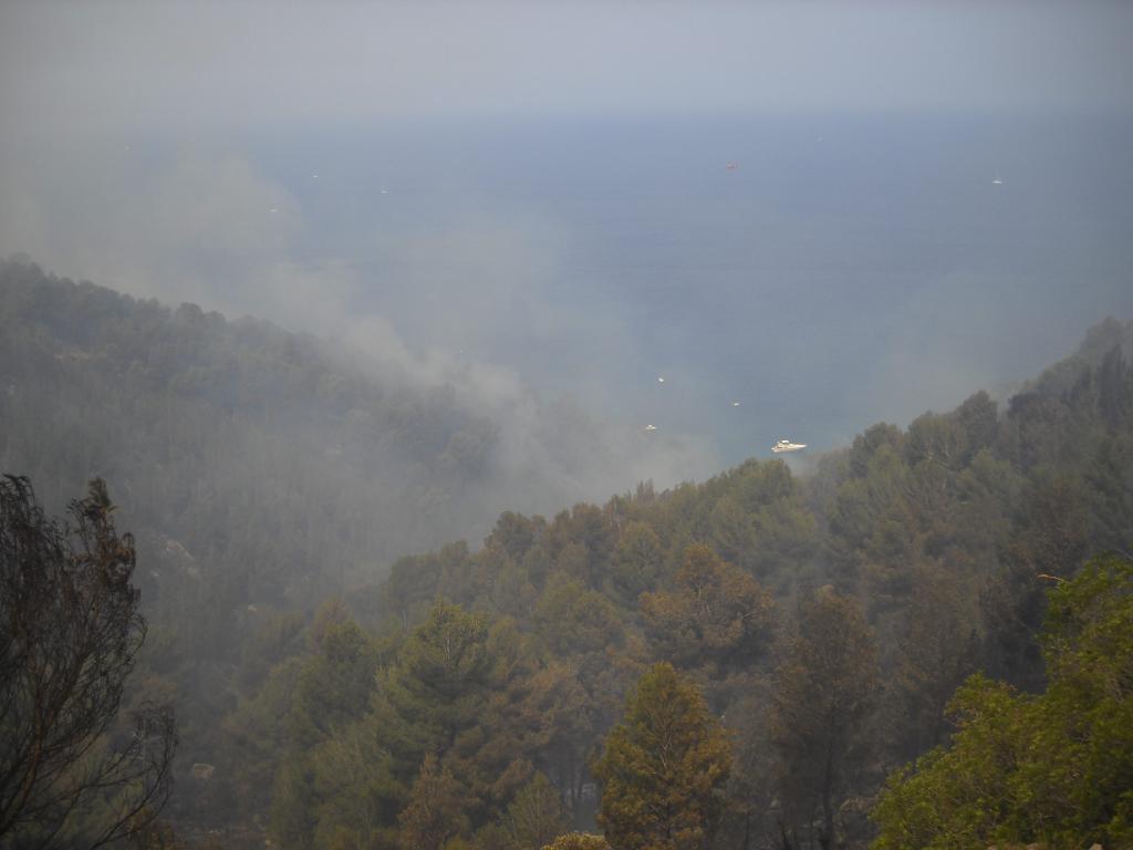 Incendio en Andratx