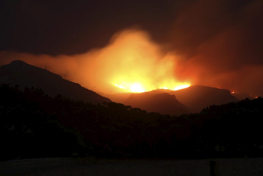 Las desoladoras imágenes del incendio en Andratx