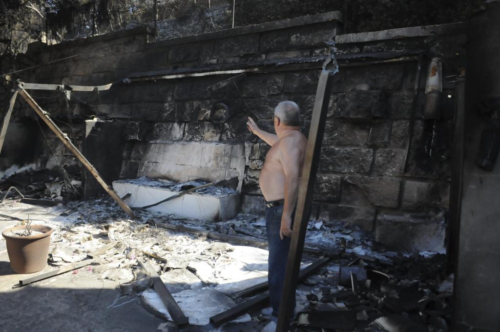 Las desoladoras imágenes del incendio en Andratx