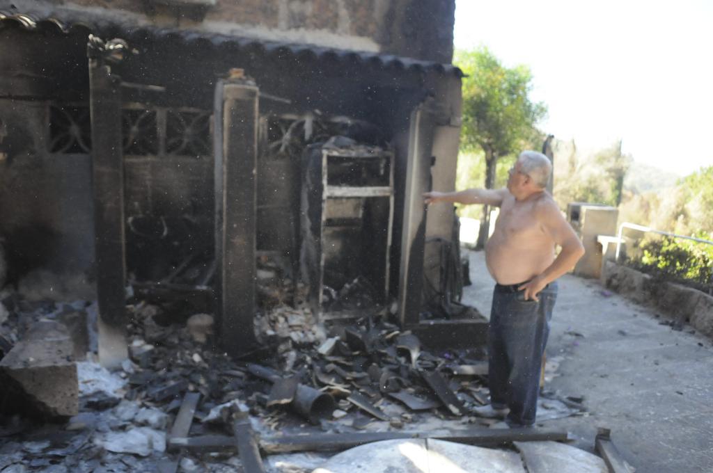 Las desoladoras imágenes del incendio en Andratx