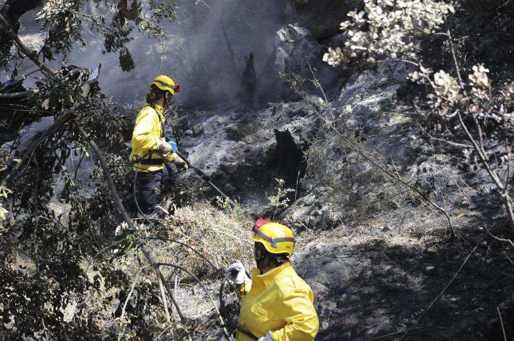 Las desoladoras imágenes del incendio en Andratx