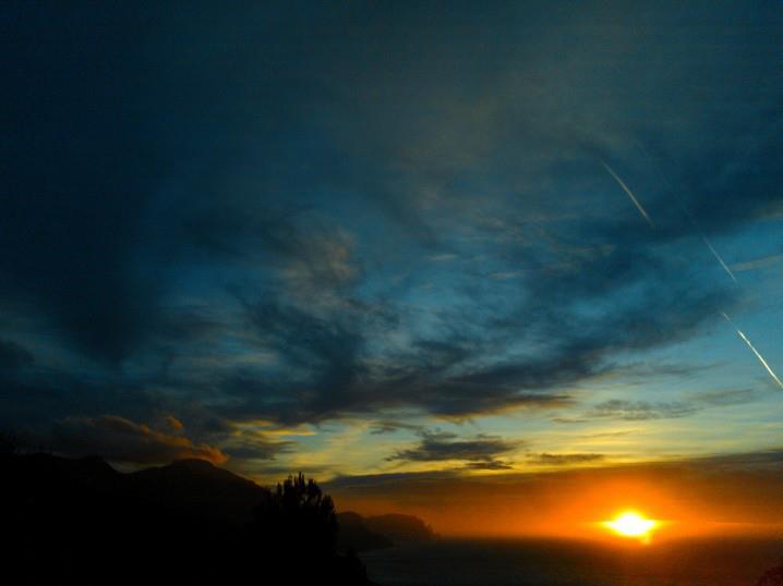 alucinante atardecer