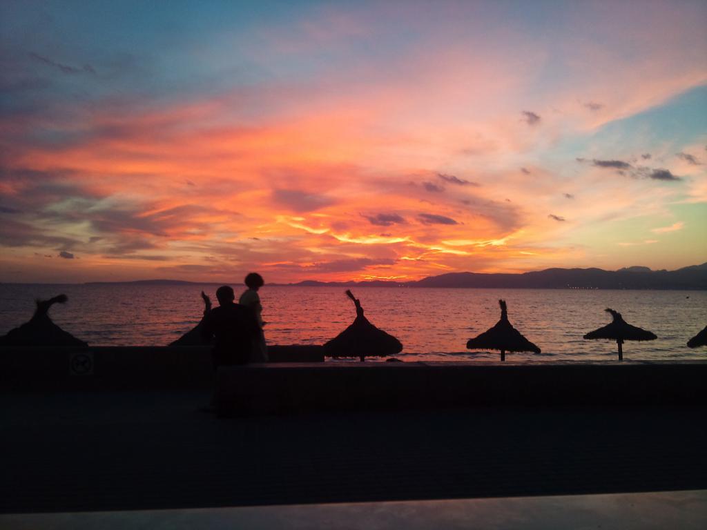 Atardecer desde la costa!!!