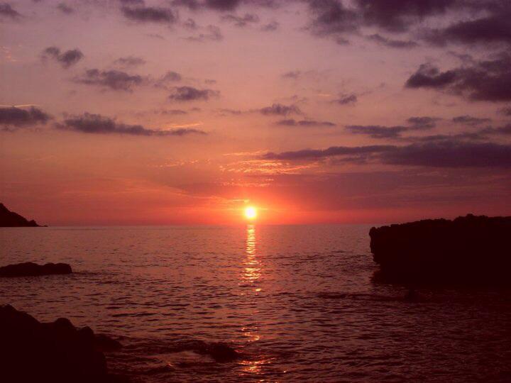 Atardecer ardiente...