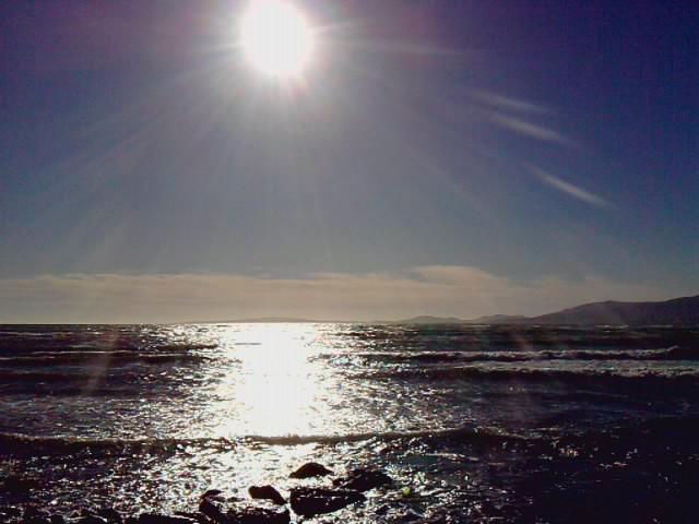 reflejo del sol