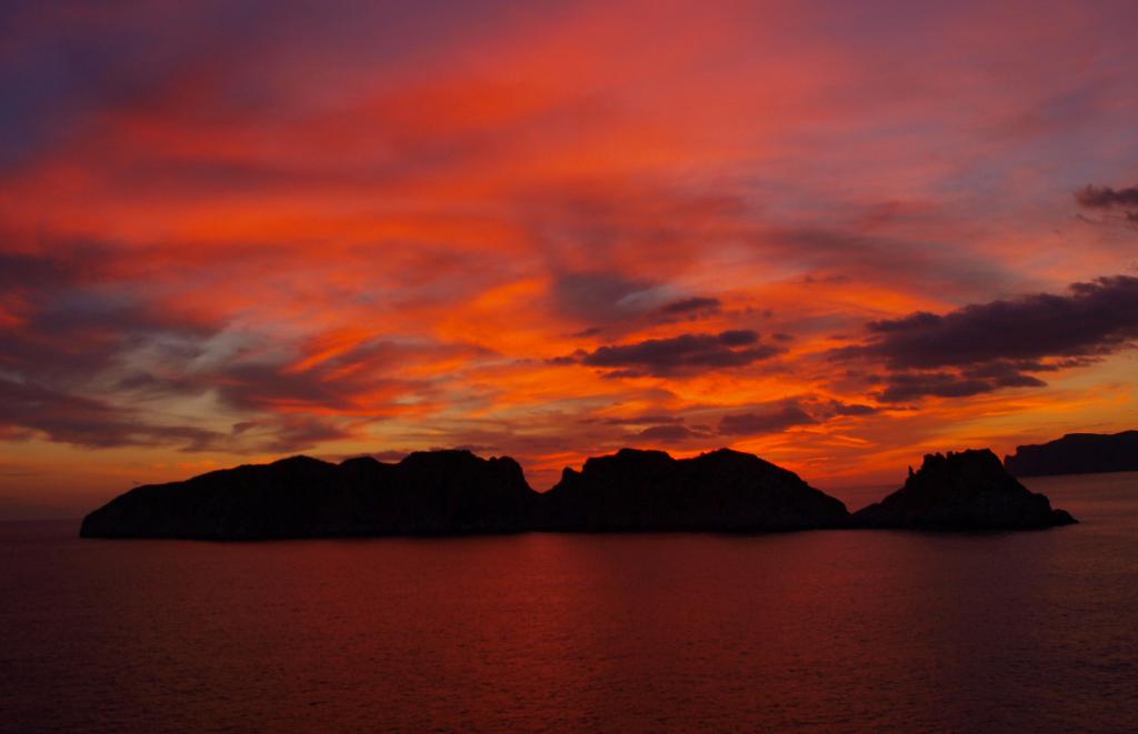puesta de sol
