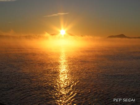 Amanecer en la playa de Muro