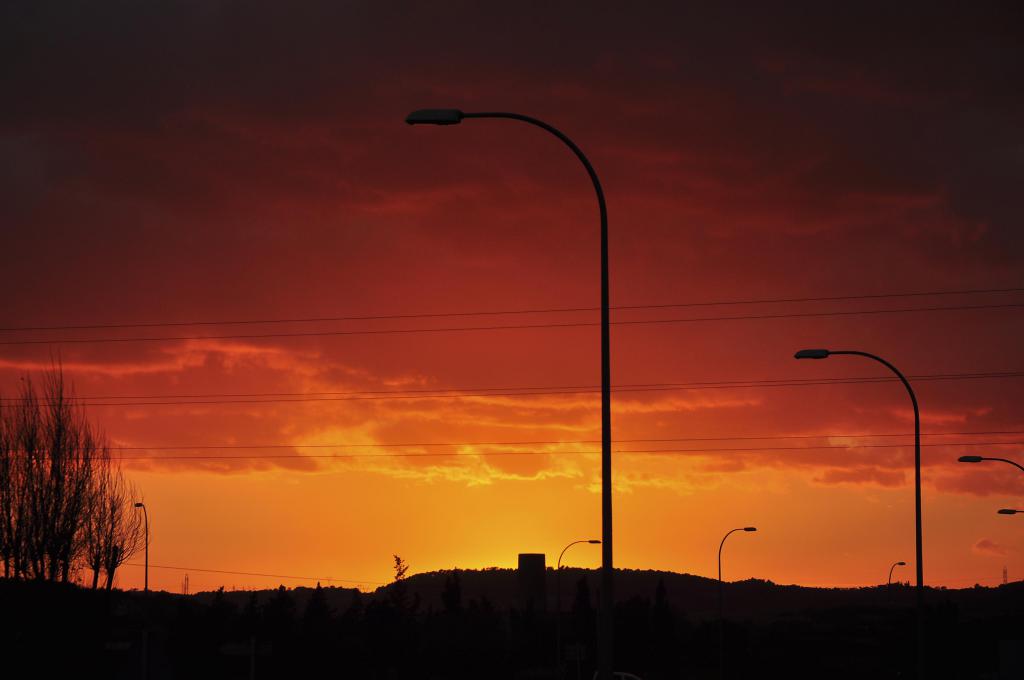 cielo rojo