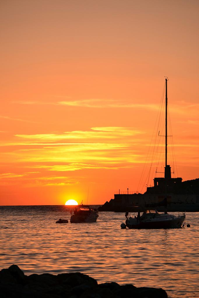 Puesta de sol en el Port de Sóller