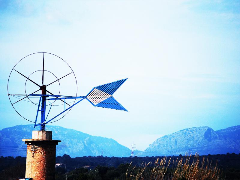 Molino de viento en Mallorca