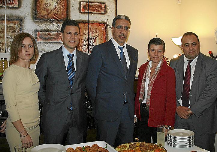 recepción al ministro de marruecos Aziz Rabbah