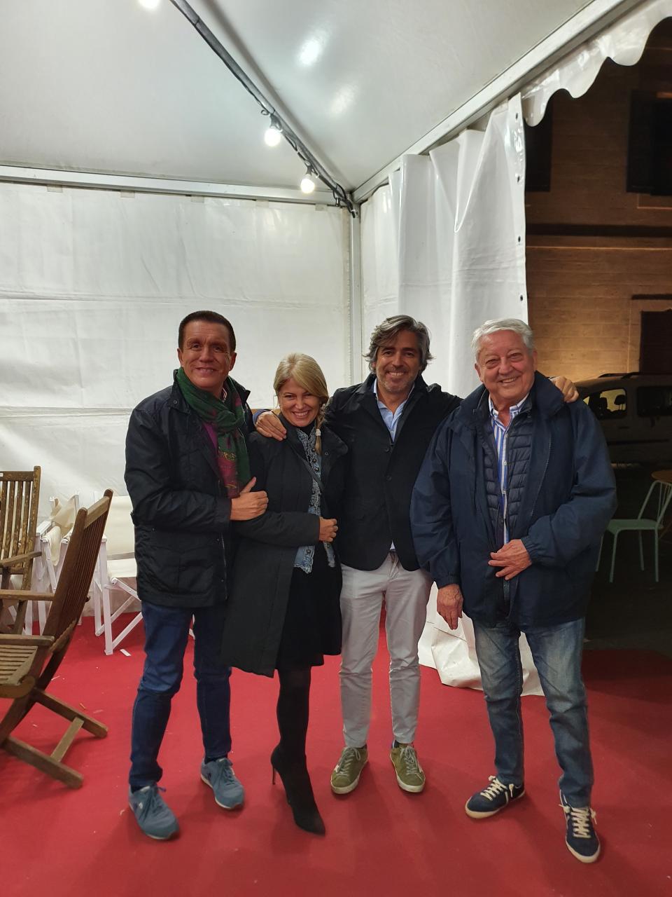 Esteban Mercer, entre amigos