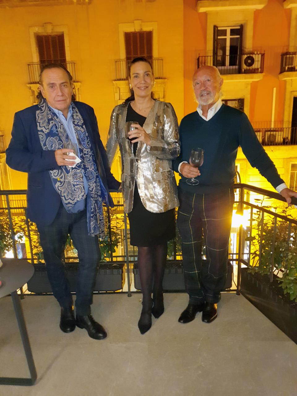 Esteban Mercer, entre amigos