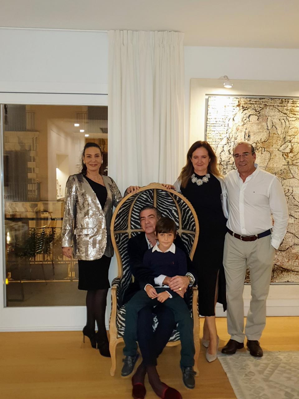 Esteban Mercer, entre amigos