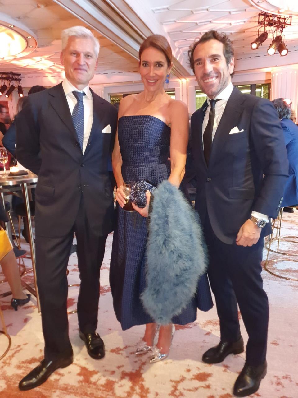 Esteban Mercer, entre amigos