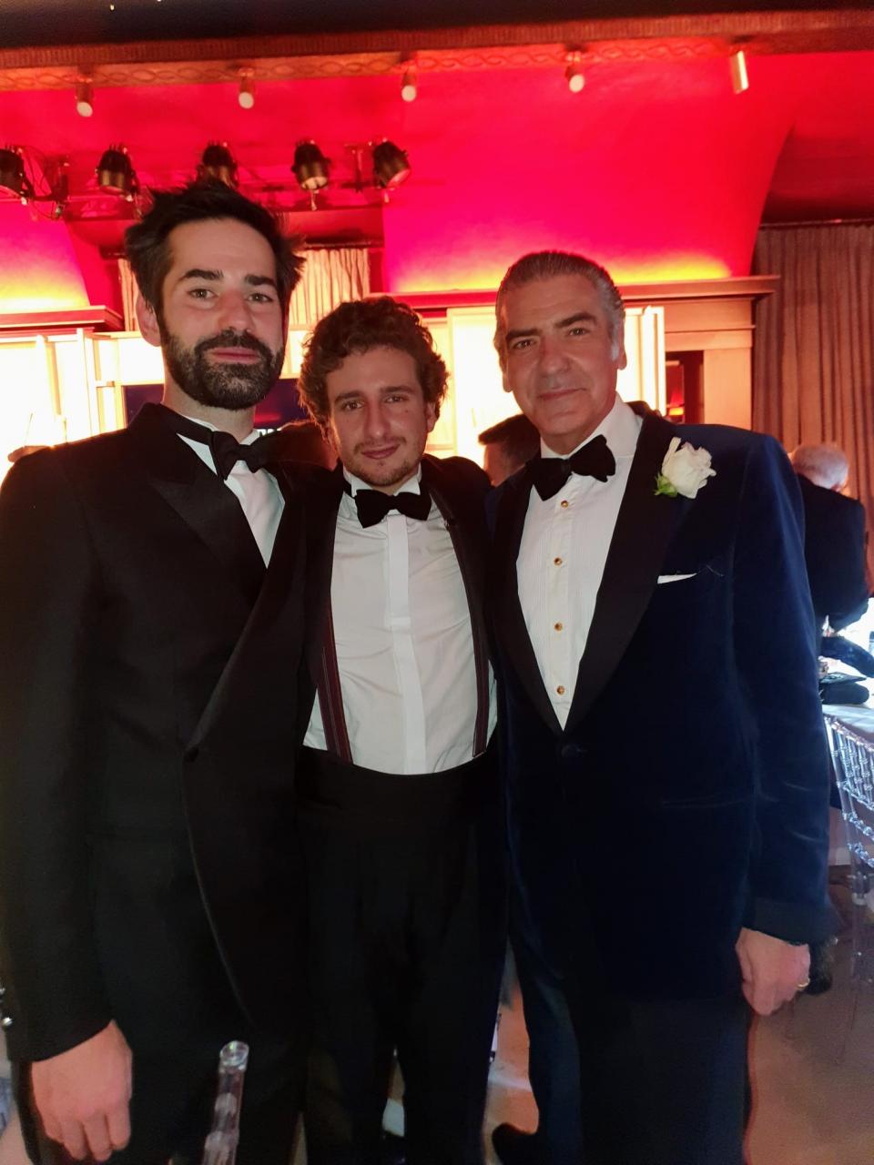 Esteban Mercer, entre amigos