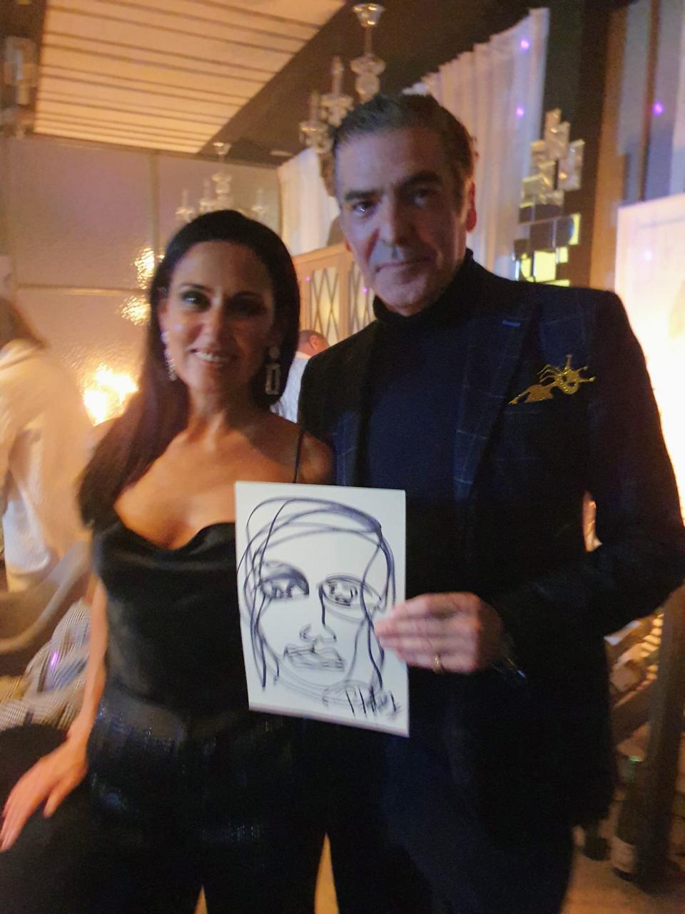 Esteban Mercer, entre amigos