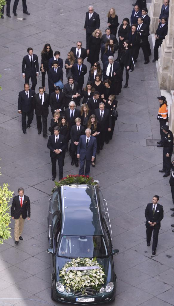 El funeral de la duquesa de Alba