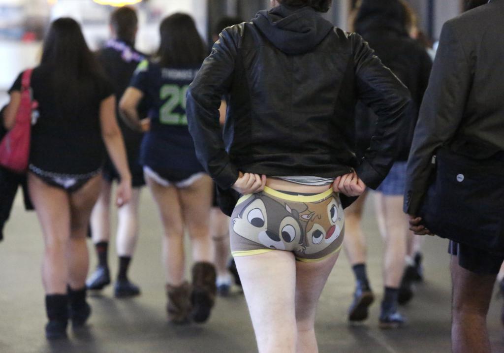Día sin pantalones en el metro