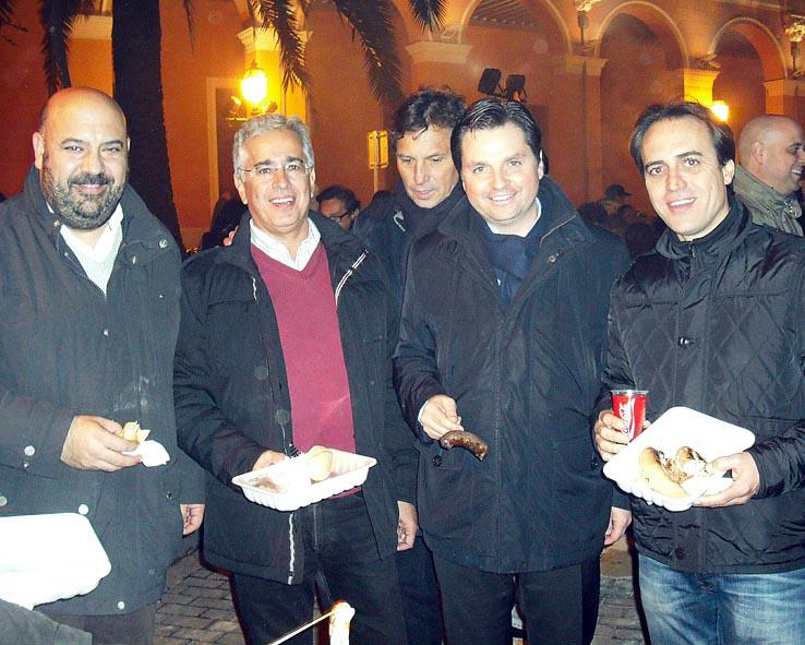 Foguerons de Sant Sebastià en Palma