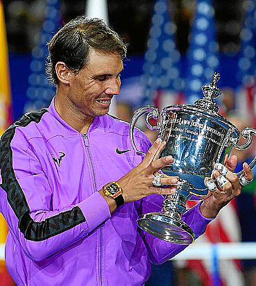 2019. El de Manacor logró el año pasado el US Open tras superar en una final eterna al ruso Daniil Medvedev.