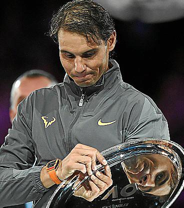 2019. Djokovic no dio opción a Nadal que, tras una lesión en el tramo final de 2018, llegó a la final.
