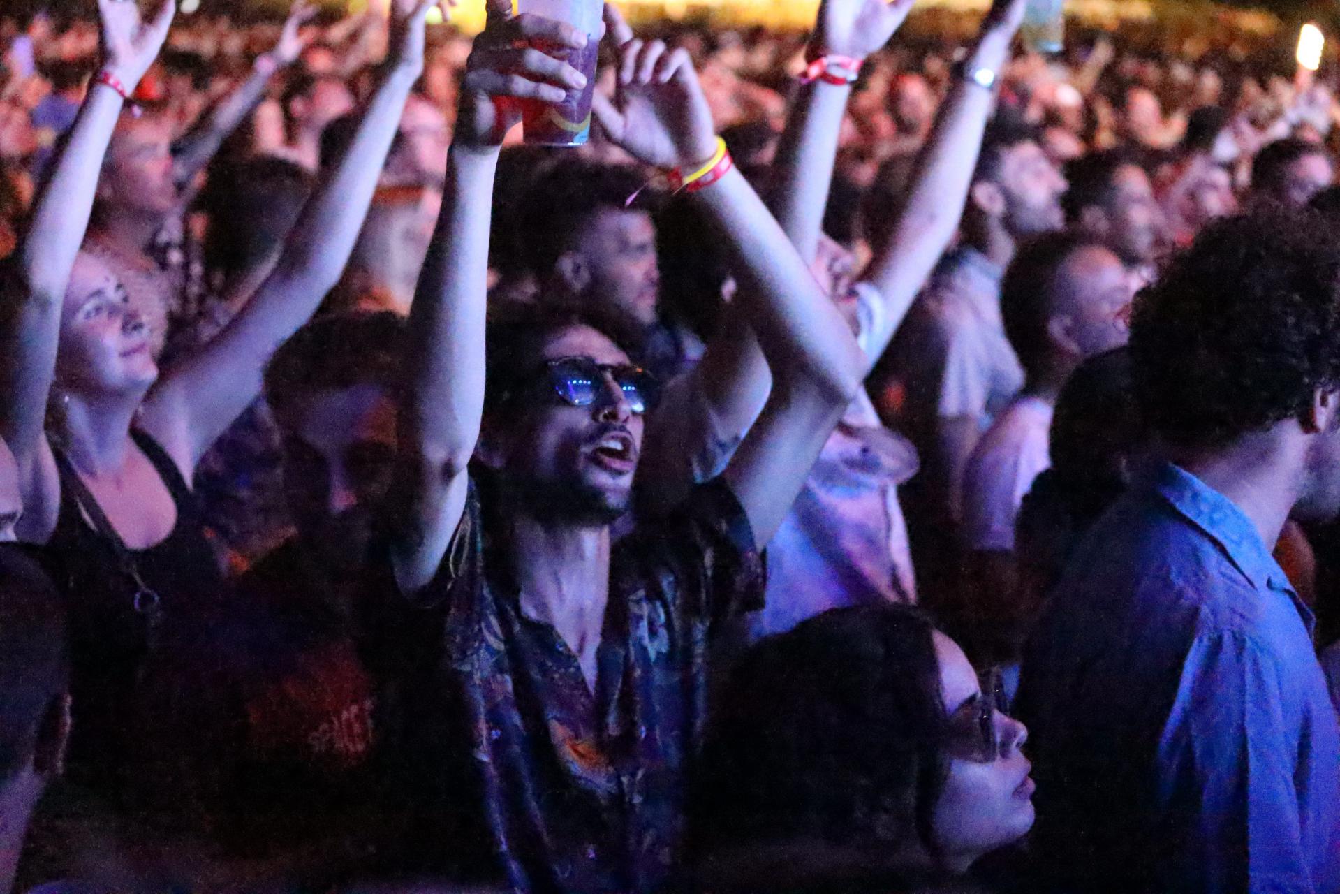 El público vibró durante los conciertos.