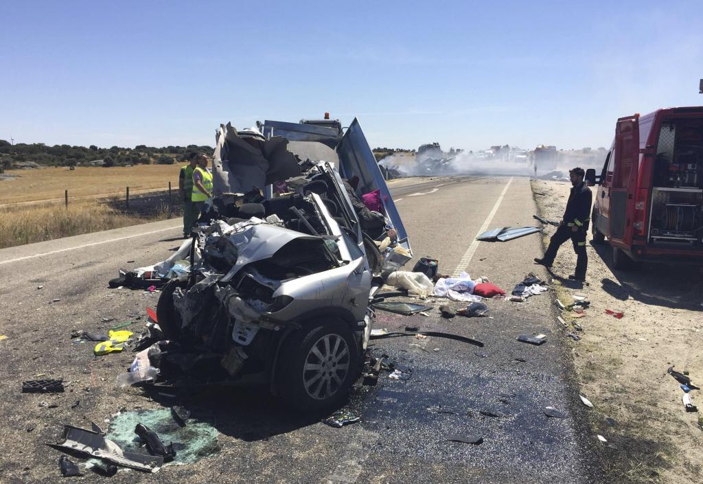 Cuatro menores muertos en un accidente de tráfico en Zamora