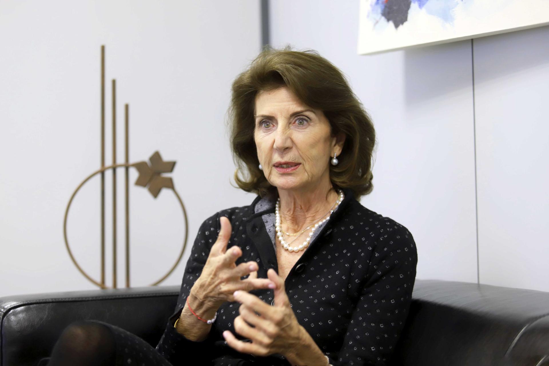 La presidenta de la CAEB, Carmen Planas.