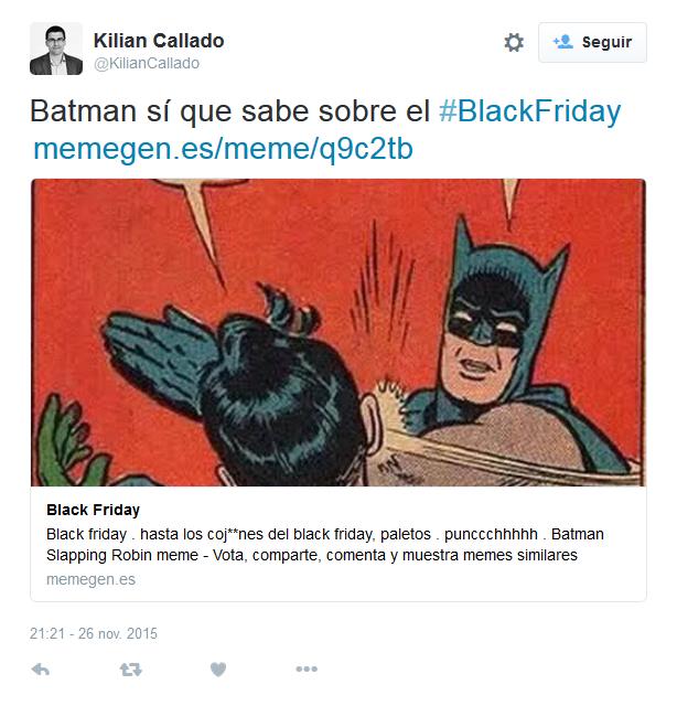 A Batman no le va el Black Friday